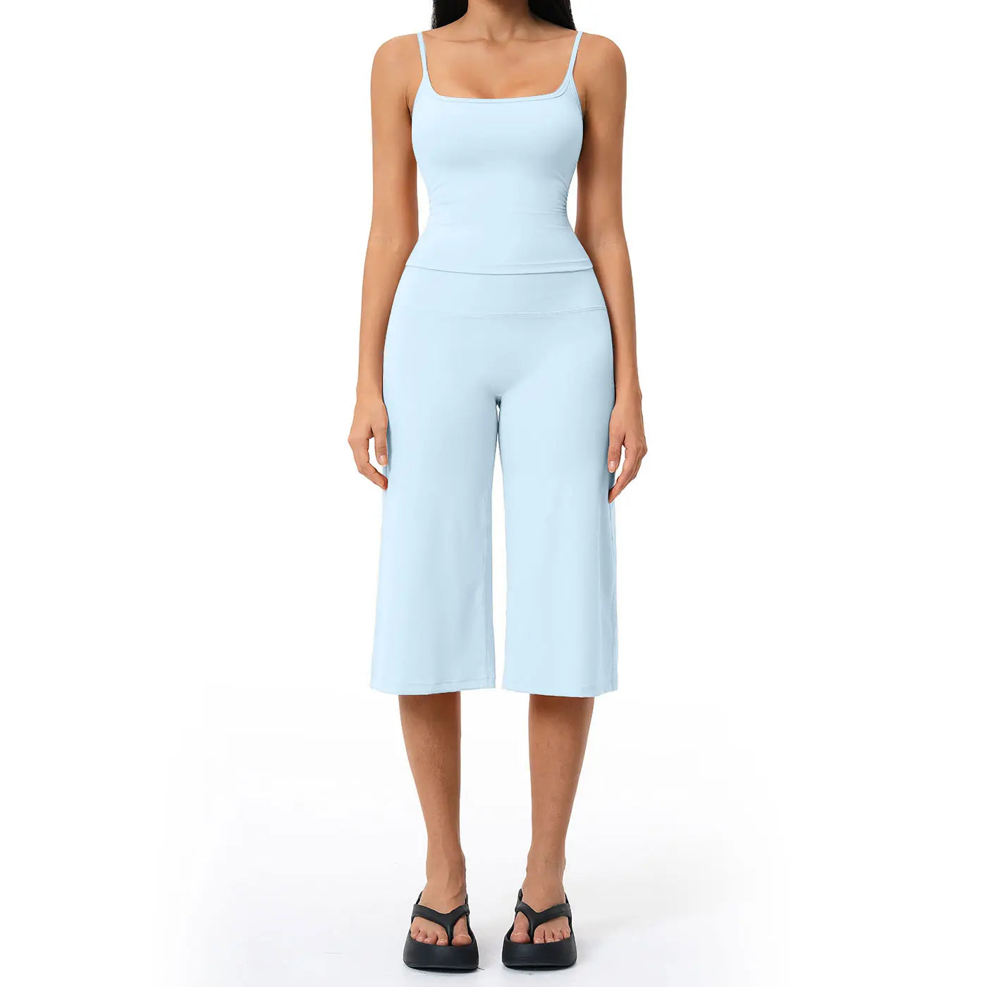 Tenwolf New Yoga Set: Camisole Top, High-Waisted Quick-Dry Casual Shorts, Running & Outdoor Yoga Outfit