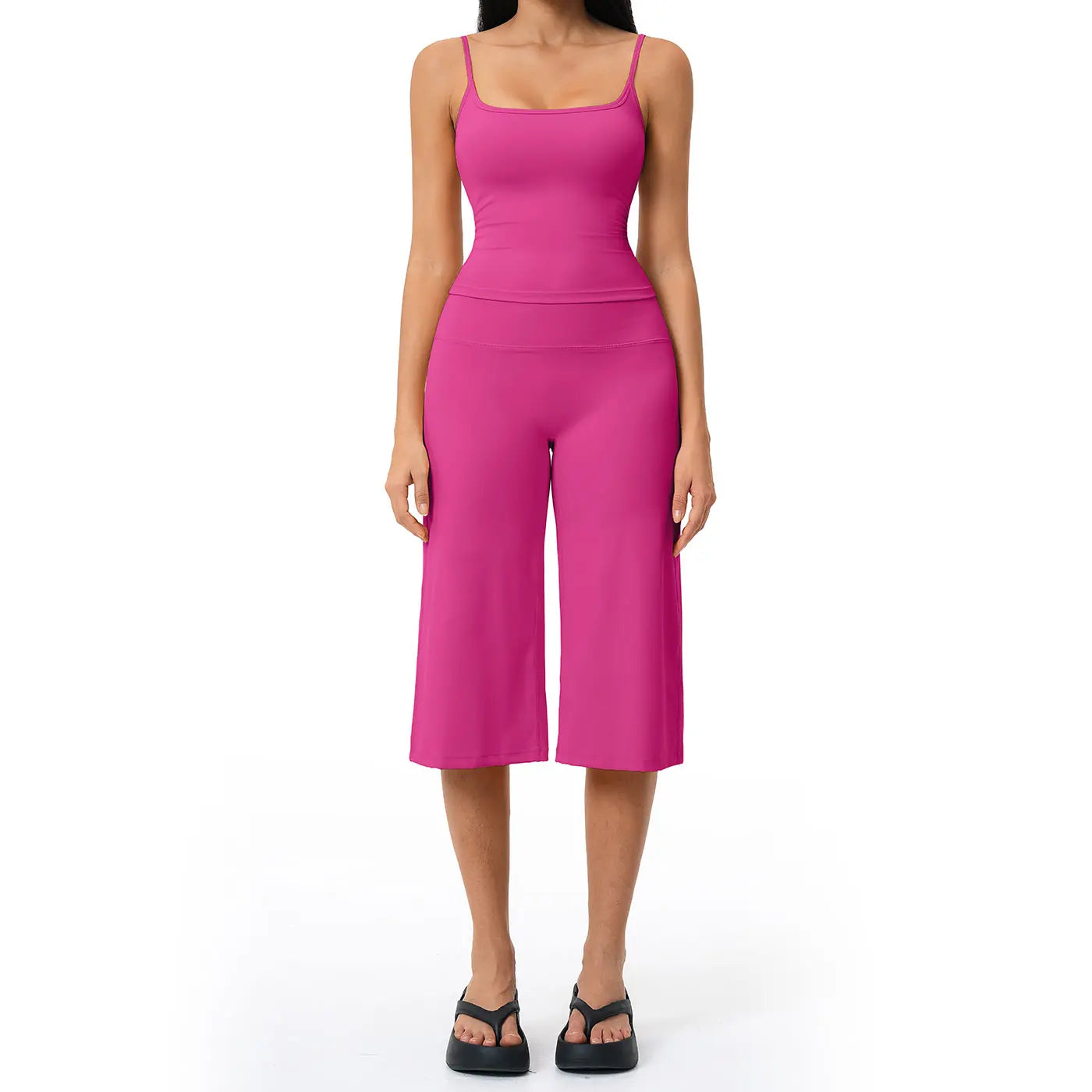 Tenwolf New Yoga Set: Camisole Top, High-Waisted Quick-Dry Casual Shorts, Running & Outdoor Yoga Outfit