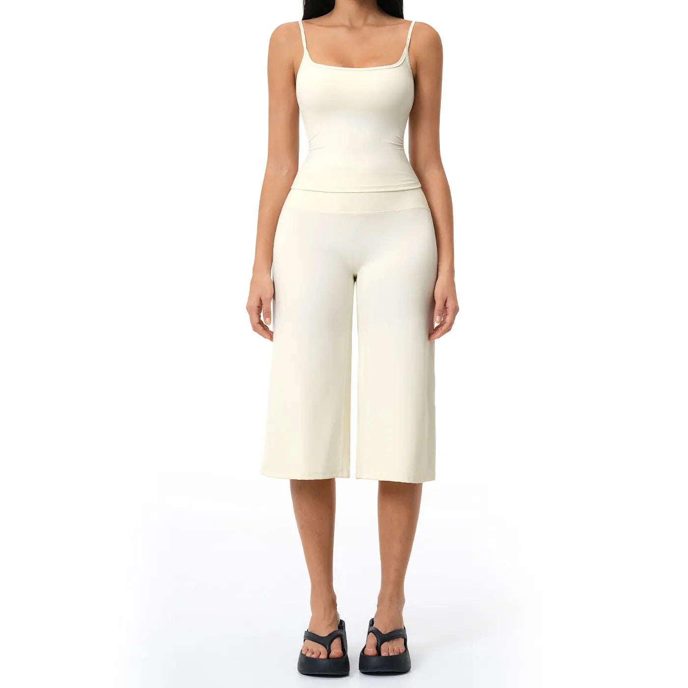 Tenwolf New Yoga Set: Camisole Top, High-Waisted Quick-Dry Casual Shorts, Running & Outdoor Yoga Outfit