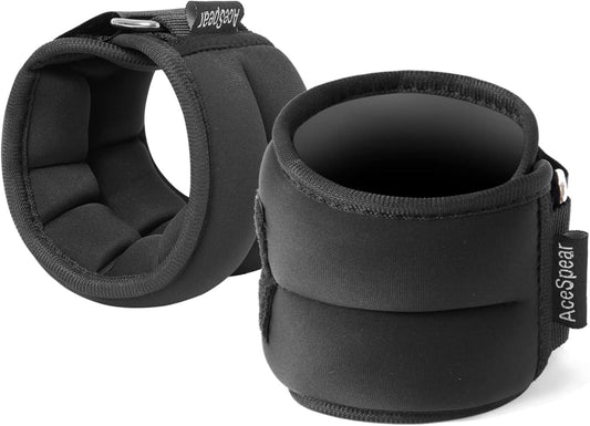 Ankle Weights Sets for Men Women Kids 1Lb 2Lb 3Lb 4Lb 5Lb Leg Weights Arm Wrist Weights Gym for Foot Exercise Training Workout Walking Jogging Yoga