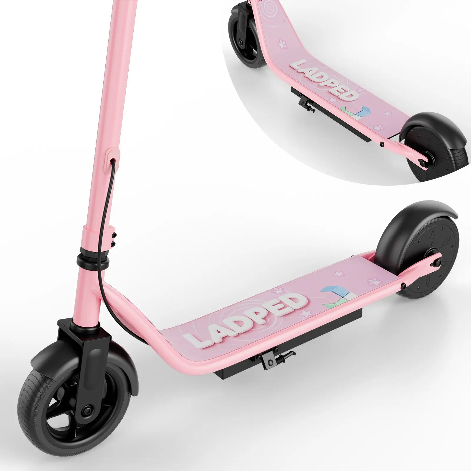 250W Electric Kids Scooter,9Mph Max Speed, 6.5" Solid Tires,3 Riding Modes (E/D/S) Children Electric Scooter,4.4Ah Battery Electric Scooter for Boys and Girls,Lightweight 16Lbs, Children Electric Scooter