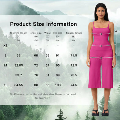Tenwolf New Yoga Set: Camisole Top, High-Waisted Quick-Dry Casual Shorts, Running & Outdoor Yoga Outfit