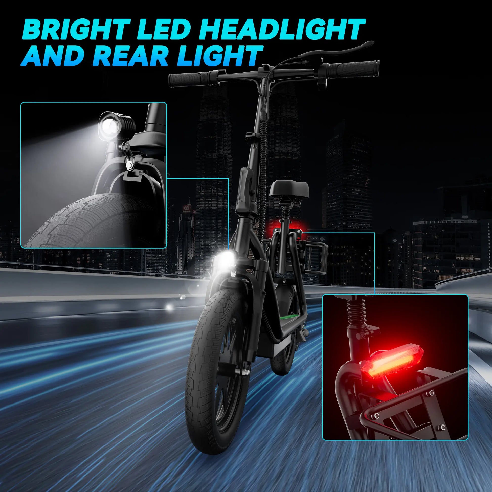 【Aopo】Adult Electric Scooter (With Seat), 500W Motor, 14-Inch Tires,Top Speed 22 Mph, 48V/10.4Ah Battery, Approx 27 Miles Range, Pet-Friendly Design, Foldable Portable Scooter.Lcd Display Kick Scooter Ev Scooter