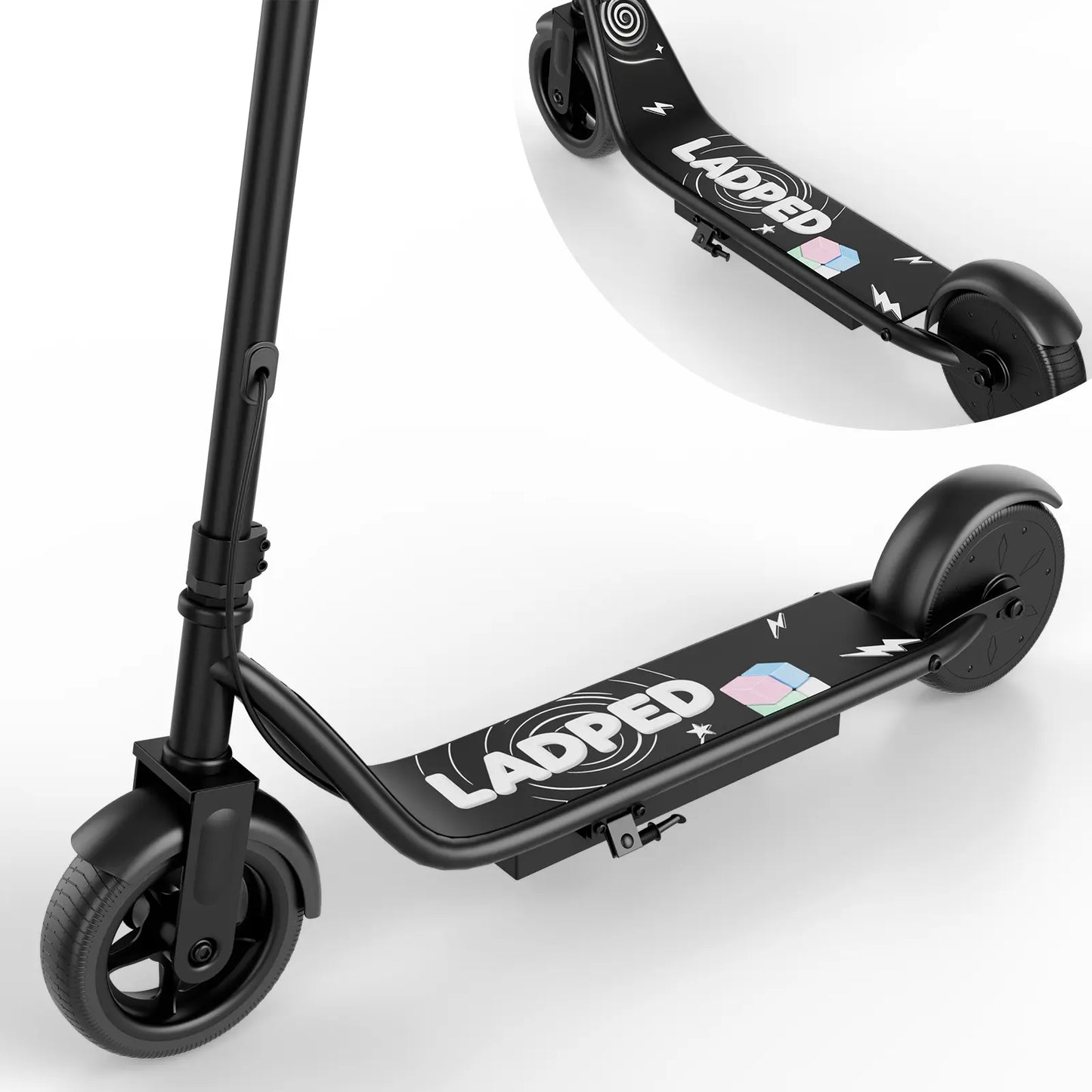 250W Electric Kids Scooter,9Mph Max Speed, 6.5" Solid Tires,3 Riding Modes (E/D/S) Children Electric Scooter,4.4Ah Battery Electric Scooter for Boys and Girls,Lightweight 16Lbs, Children Electric Scooter