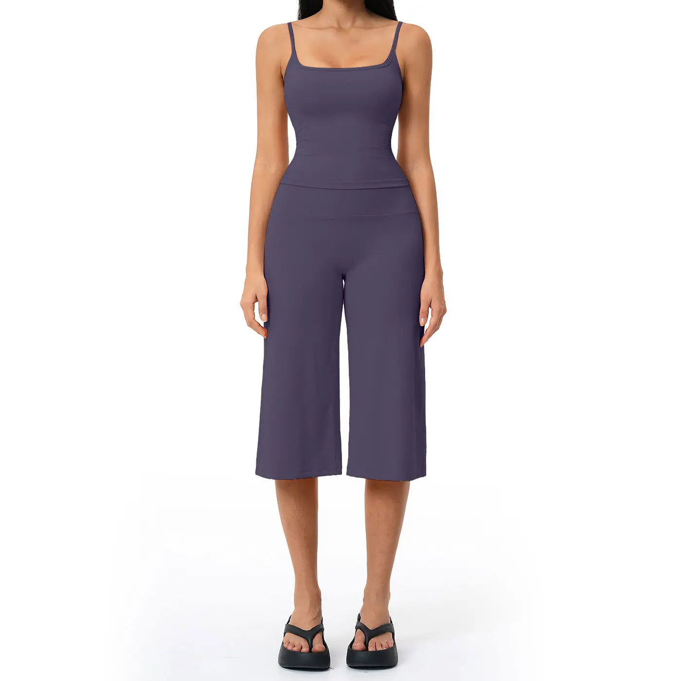 Tenwolf New Yoga Set: Camisole Top, High-Waisted Quick-Dry Casual Shorts, Running & Outdoor Yoga Outfit